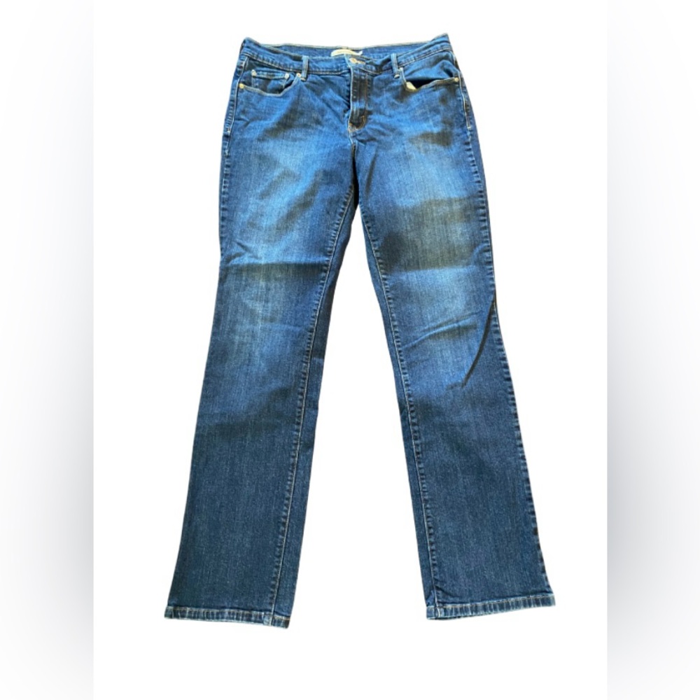Levi's‎ 505 Straight Jeans Women 12L Medium Wash Excellent Mid Rise Denim